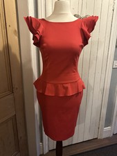 ASOS Red Dress Size 10 Evening Party Occasion 