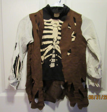 Disney Shopping Pirates of the Caribbean Halloween Costume Kids Small S Bones