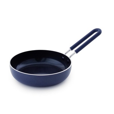 Blue Diamond Mini Egg Frying Pan Skillet Diamond Infused Healthy Ceramic Nons...