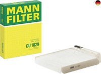 MANN-FILTER CU 1829 Innenraumfilter/Kabinenluftfilter - FüR Pkw + Transporter