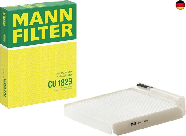 MANN-FILTER CU 1829 Innenraumfilter/Kabinenluftfilter - FüR Pkw + Transporter-image