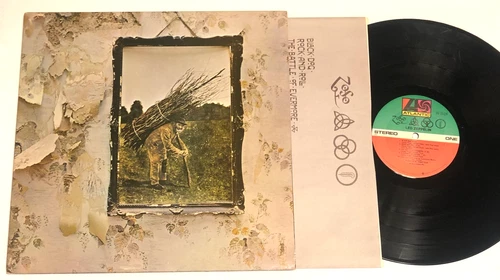 Led Zeppelin IV Zoso Symbols Vol 4  Lp gatef  Nm