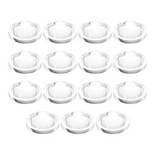 PATIKIL Diameter 25mm Flat Convex Lens, 15 Pcs Height 8mm PMMA 25 x