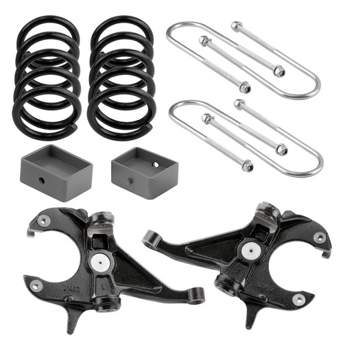 5" / 4" Drop Lowering Kit For Chevy S10 GMC S15 1982-04 S10 Blazer 83-94 V6 2WD