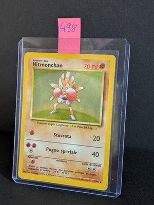 Pokemon Karte TCG Hitmonchan 7/102 Holo Base Set ITA