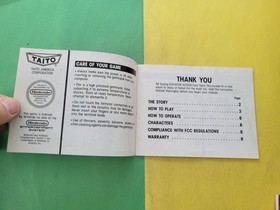 Nintendo NES Instruction Manual Elevator Action