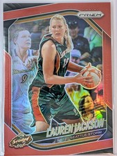 2025 Panini Prizm WNBA /299 #91 Lauren Jackson Red Prizms