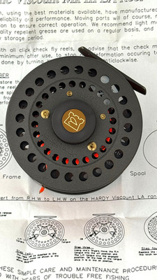 HARDY Viscount MK III Fliegenrolle FlyReel, kaum Gebrauchsspuren, orig.Anleitung