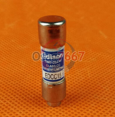 Nuovo 1pz Fusibile Bussmann Edison EDCC15 15 Amp 600V Slow Blow - Foto 3