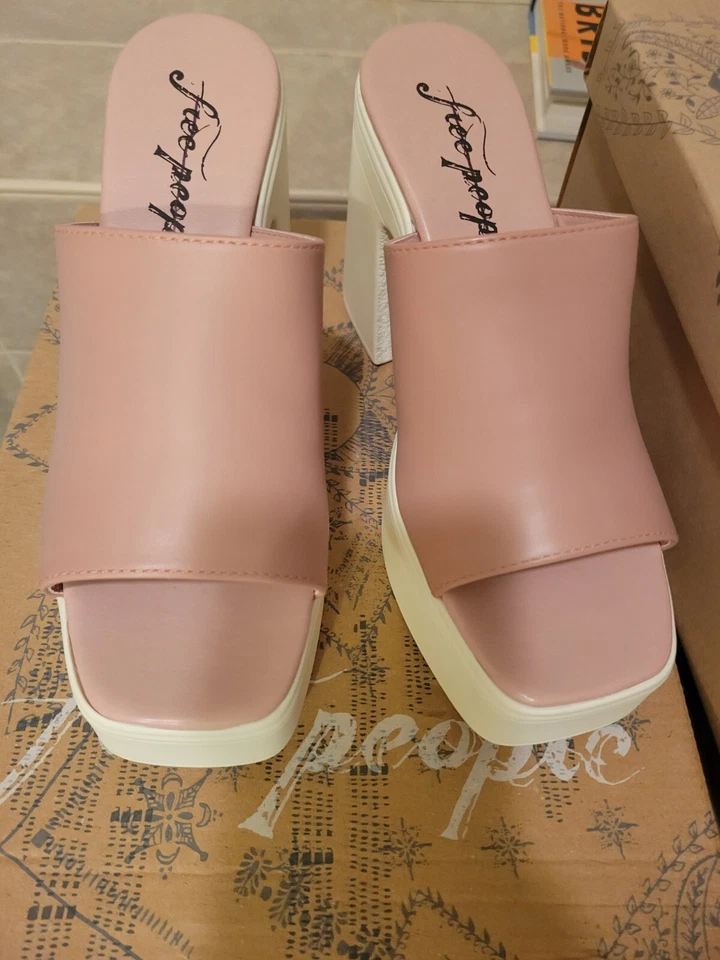 Sandalia Free People Zoe plataforma tacón grueso para mujer talla EU 41 NUEVA EN CAJA Foto 4 de 4