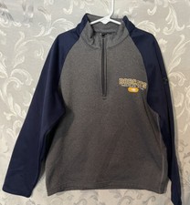 Youth Small Under Armour pullover Jacket Montana Bobcats MSU 1/4 Zip H43