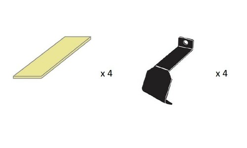Whispbar K303W,Prorack Fitting Kit K303 for Honda Odyssey Roof Rack Cross Bar - Picture 2 of 4