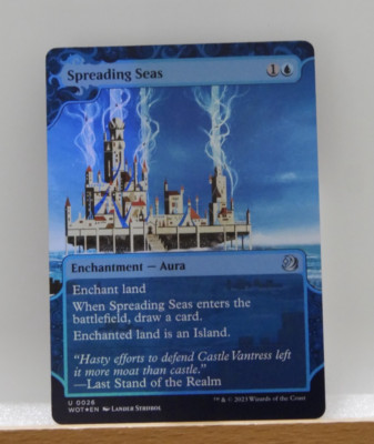 Spreading Seas Extended Art Foil WOT 026 MTG Control