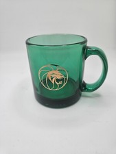 MGM Grand Hotel Green Glass Mug Made in USA