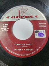 Martha Carson &ndash; That Ain't Right/ LIGHT OF LOVE-Cadence VG F45