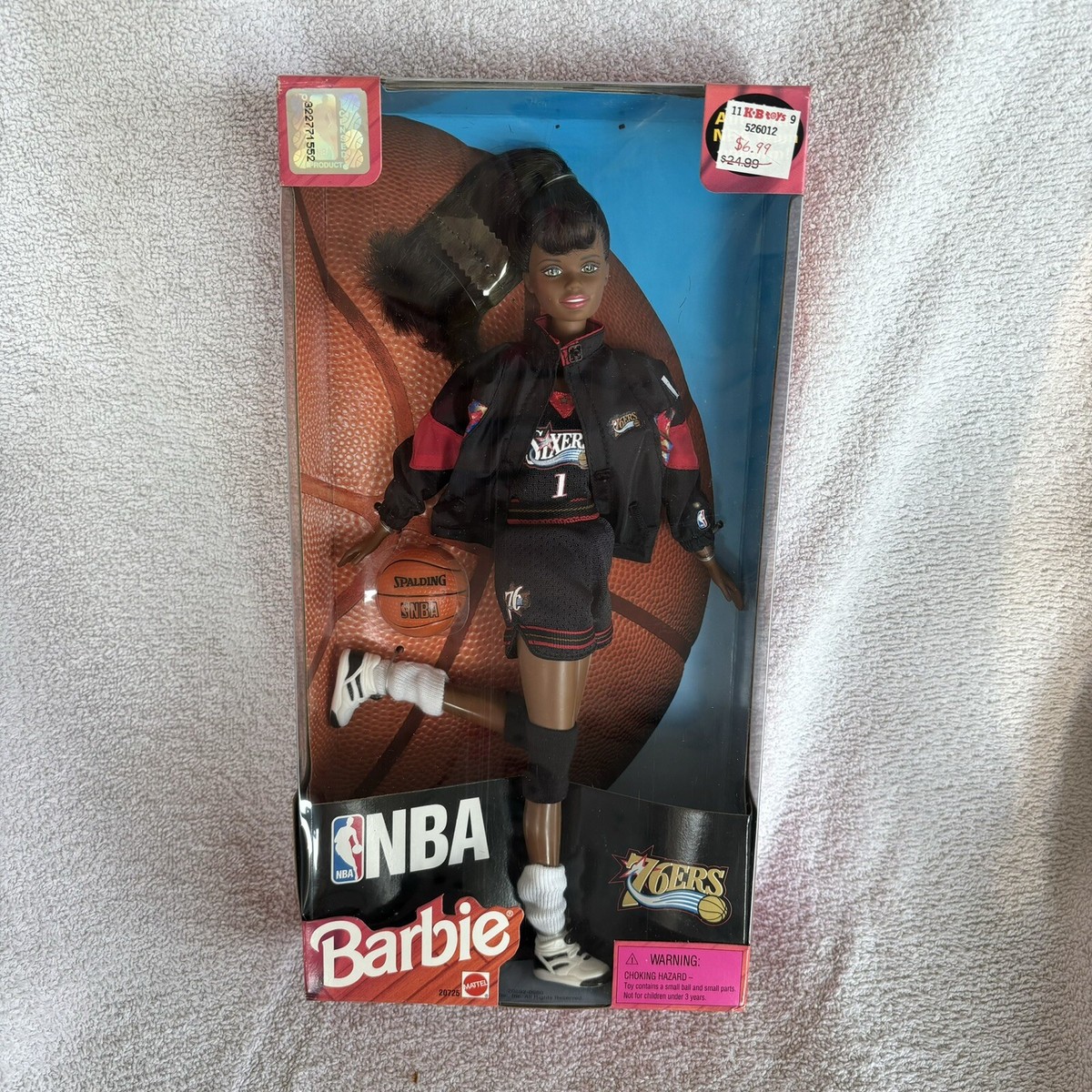 激レア‼️NBA  バービー人形　Barbie African American Barbie Los Angeles Lakers NBA Basketball Black Barbie-Mattel