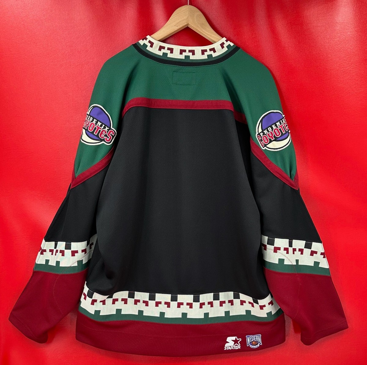 Maillot de hockey vintage années 1990 Phoenix Arizona Coyotes
