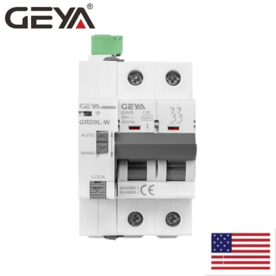 GEYA Tuya WIFI MCB Circuit Breaker 2P 16-63A MCB With Short Circuit Protection