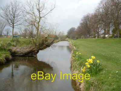 Photo 6x4 The Butts stream from the footbridge leading to the cricket and c2008