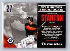 2017 Panini Chronicles - Giancarlo Stanton #13