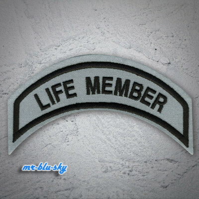 Small Life Member Reflective Patch ~ Harley Davidson Owners Group H.O.G.