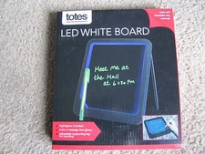 Brand New Totes LED White Board GM0195TST-001 Write and Remember any Message