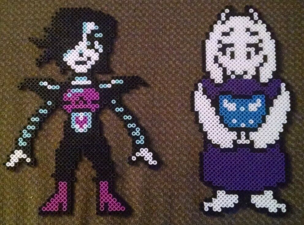 Undertale Flowey Perler Bead Pattern, Bead Sprites