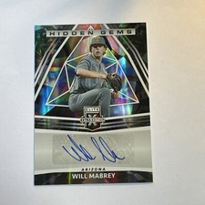 2022 Elite Extra Edition Hidden Gems Signatures #WM Will Mabrey Rc Autograph