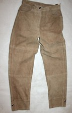 Damen Lange Trachten LederHose
