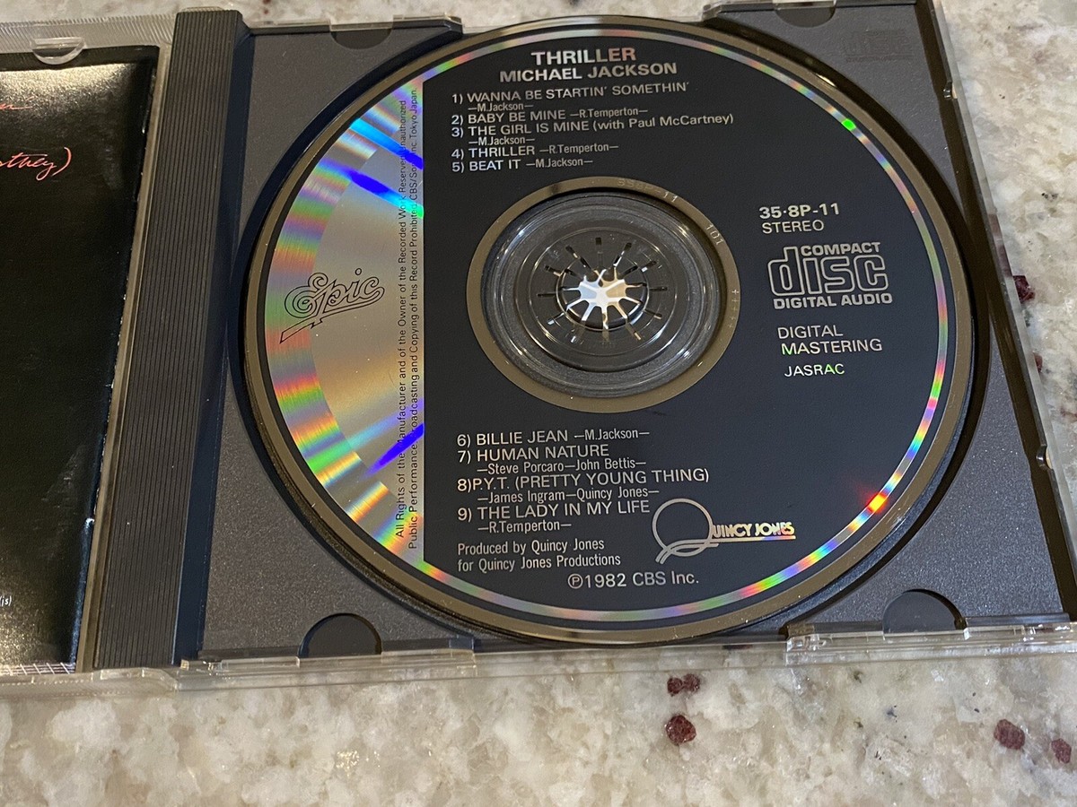 Michael Jackson Thriller CD Japan 35・8P-11 1983 Pre Michael Jackson Thriller CD Japan 35・8P-11 1983 Pre