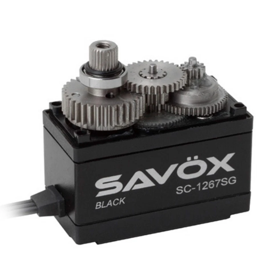 Savöx Digital-Servo SC-1267SG BLACK EDITION (20kg/0,095s/7,4V, 13kg/0,11s/6V) - Bild 3 von 3
