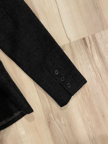 Blazer femme Drew 100% laine taille 4 gris anthracite fabriqué aux USA Academia Preppy - Photo 7/8