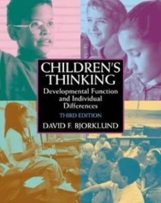 Children's Thinking: Developmental Function and Individual Differences - GOOD