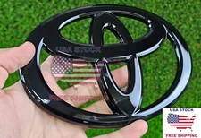 Fit for 2024-2025 Toyota Tacoma Front Grill Emblem Overlay badge Glossy black