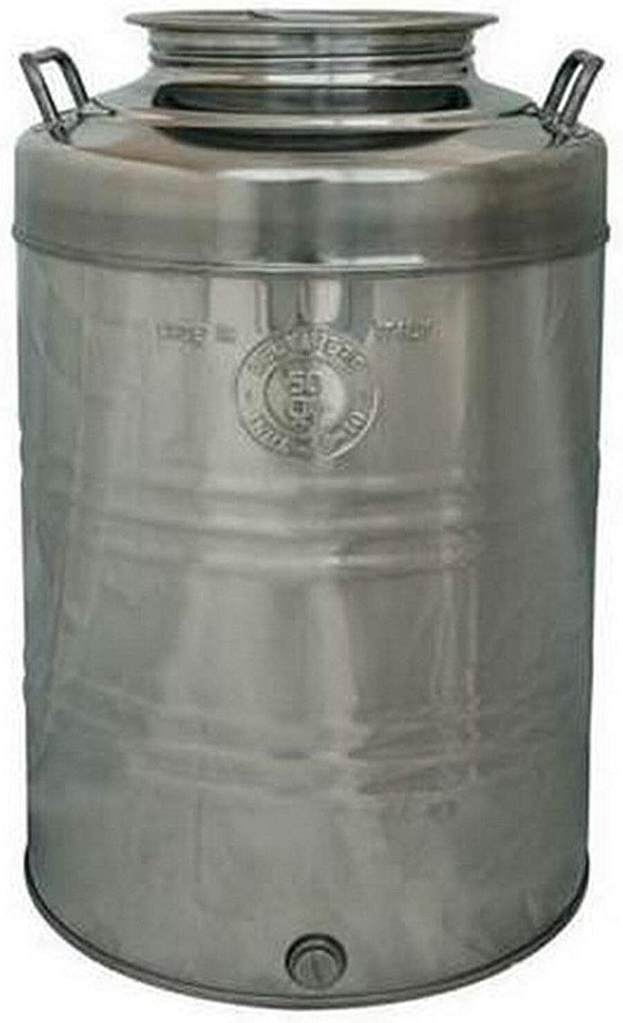Offerta Bidone Olio 50 Litri Inox - Acciaio Garantito al Miglior Prezzo