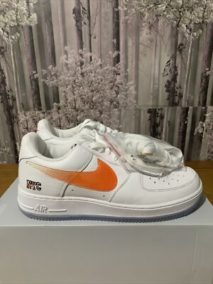 Nike Air Force 1 Low Kith Men's Size UK 6.5 EU 40.5 US 7.5 White CZ7928-100 | eBay UK