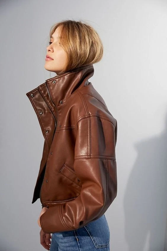 Vintage aviator jacket shop womens