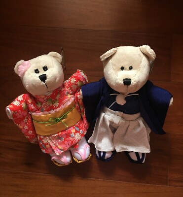 Starbucks 2019 Japan Spring Bearista Bear Boy & Bear Girl Set