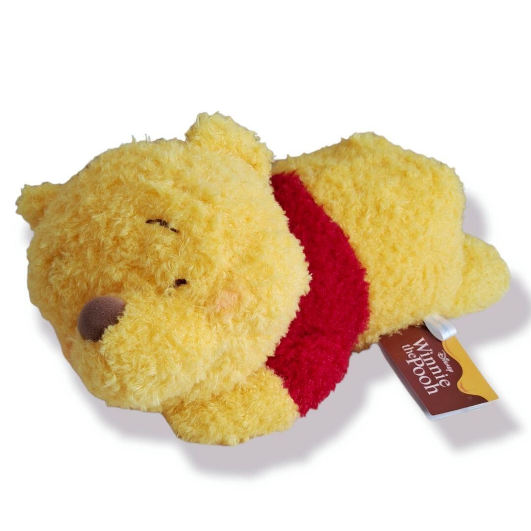 RARE Disney Winnie the Pooh Mega BIG Lying Plush doll Wink ver