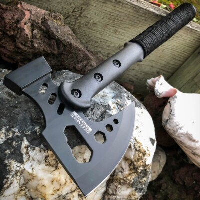 #ad #ad 17quot; SURVIVAL CAMPING TOMAHAWK THROWING AXE BATTLE Hatchet Hunting Knife Tactical $34.95