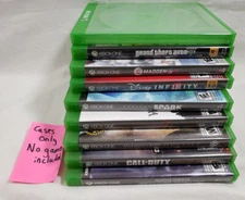 Official Microsoft XBox One Authentic Replacement 9 Game Case Lot EMPTY original