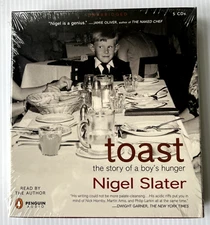 Toast: The Story of a Boy's Hunger by Nigel Slater Audio Book CDs Factory-Sealed