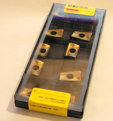 R390 17 04 08M PM 1025 SANDVIK * 10 INSERTS * GENUINE  *  R390 170408M PM 1025