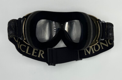 Authentic MONCLER Black and Gold Ski Goggles ML0130-A 05L Authentic MONCLER Black and Gold Ski Goggles ML0130-A 05L