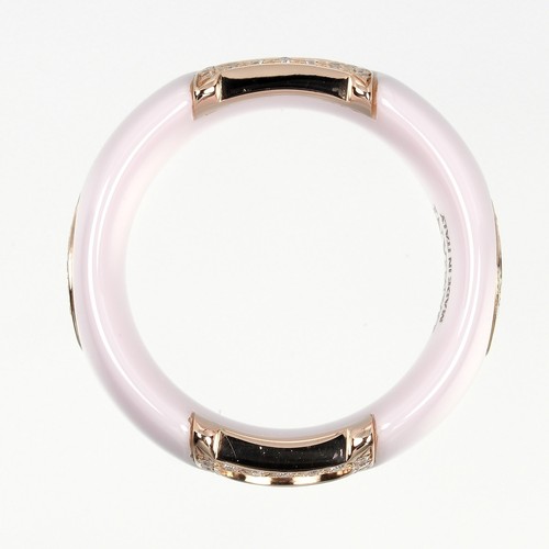 Damiani D icon Ring K18 Pink Gold/diamond/ceramic #6.2(US Size) 8.8g Women - Picture 10 of 10
