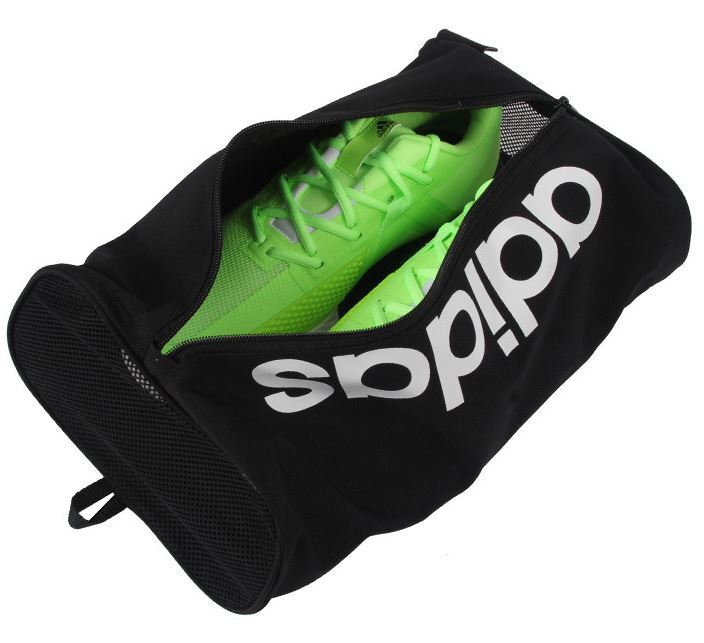 Adidas Linear Shoe Bag (3677) Sports Soccer Gym Shoe Box Pouch Storage