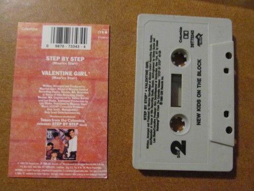 NEW KIDS ON THE BLOCK - Step By Step USA Cassette Single - Picture 2 of 2