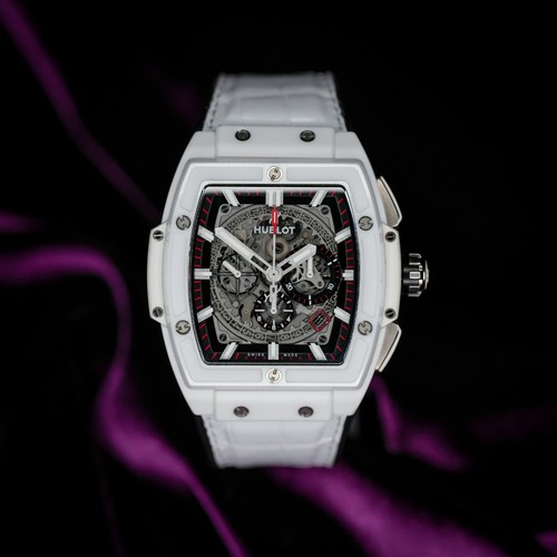 Hublot Spirit Of Big Bang White Ceramic 45mm Chrono Full Set 601.HX.0173.LR