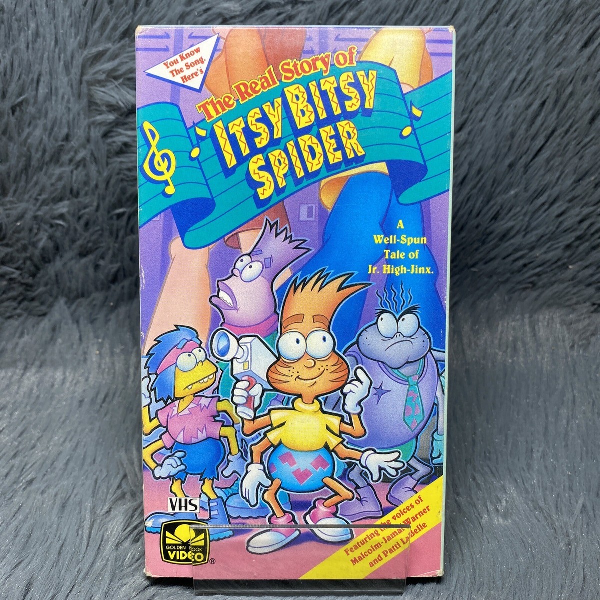 The Real Story Of Itsy Bitsy Spider VHS 1990 Golden Book
