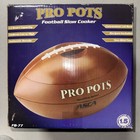 Pro Pots Football Slow Cooker FB-77 1.5 Quarts Non- Skid Feet Tailgate Parties 